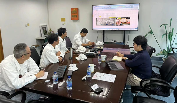 山东泰广奕砂轮拜访上海东培企业